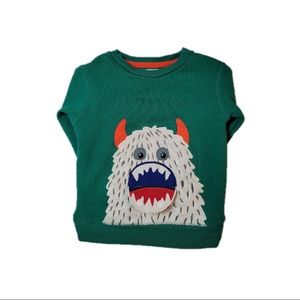 Mini Boden Novelty Monster Sweatshirt